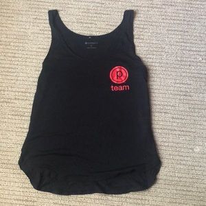 Pure Barre team tank, loose fit